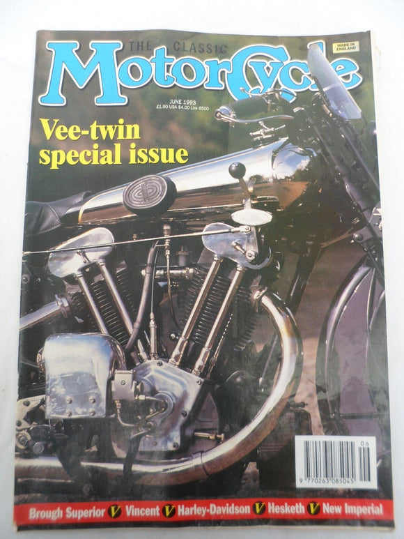 The Classic Motorcycle - June 1993 - Vee twin special