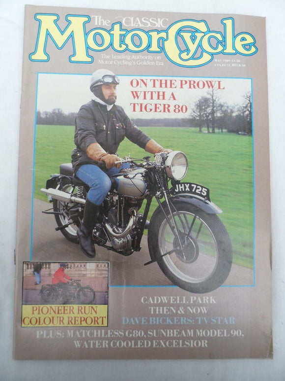The Classic Motorcycle - May 1989 - Tiger 80 - Matchless G80 - Sunbeam 90