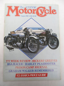The Classic Motorcycle - August 1985 - Bicker's Greeves - BSA racer - Harley