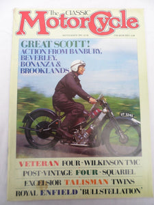The Classic Motorcycle - Sep 1987 - Excelsior Talisman - Royal Enfield
