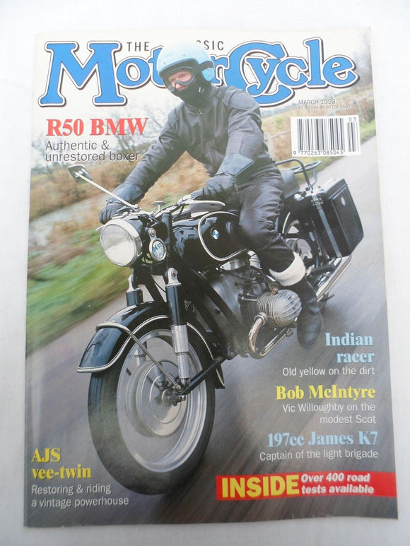 The Classic Motorcycle - March 1993 - AJS vee twin - R50 BMW