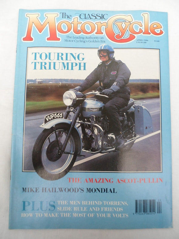 The Classic Motorcycle - April 1990 - Ascot Pullin - Touring Triumph