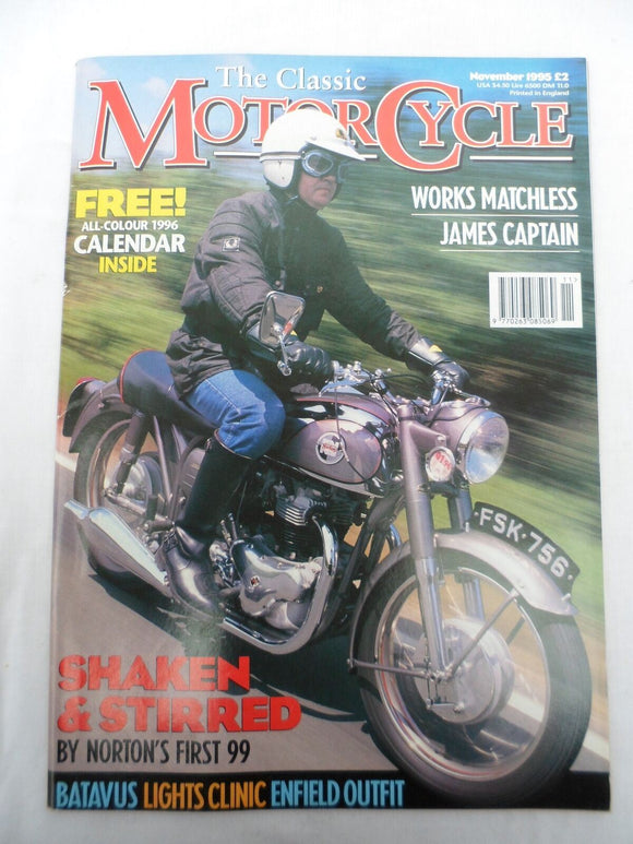 The Classic Motorcycle - Nov 1995 - Norton's first 99
