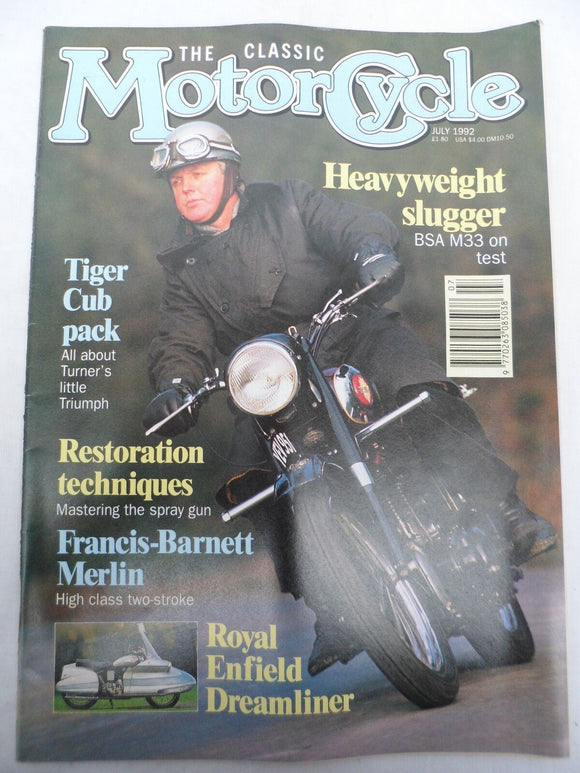 The Classic Motorcycle - July 1992 - BSA M33 - Enfield Dreamliner