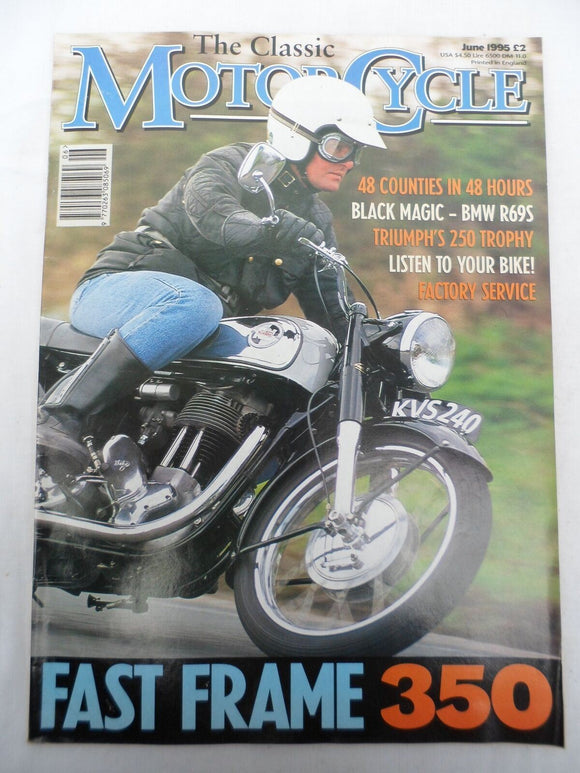The Classic Motorcycle - June 1995 - fast frame 350