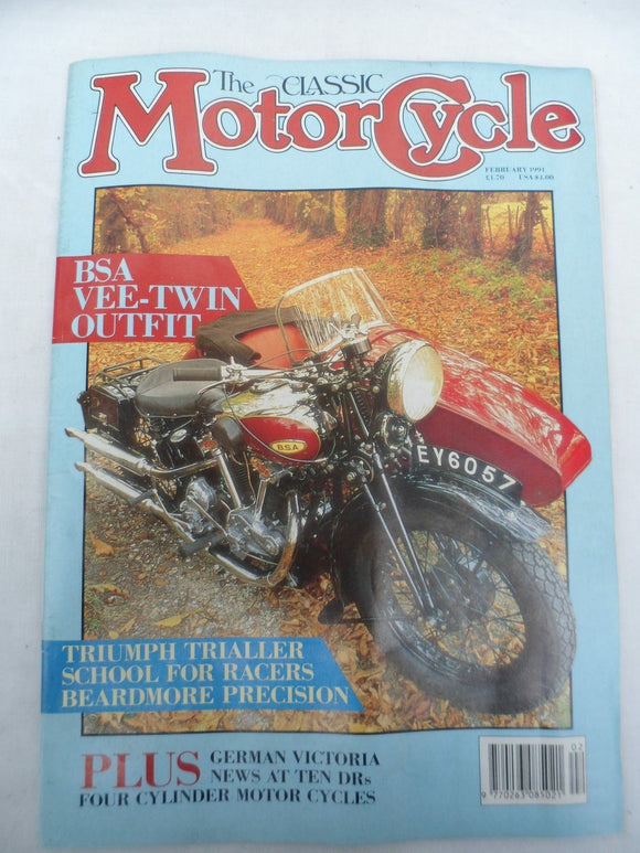 The Classic Motorcycle - Feb 1991 - BSA Vee Twin - Triumph trialler