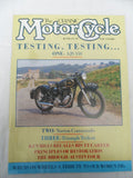 The Classic Motorcycle - Feb 1987 - Triumph - Norton Commando - AJS 350