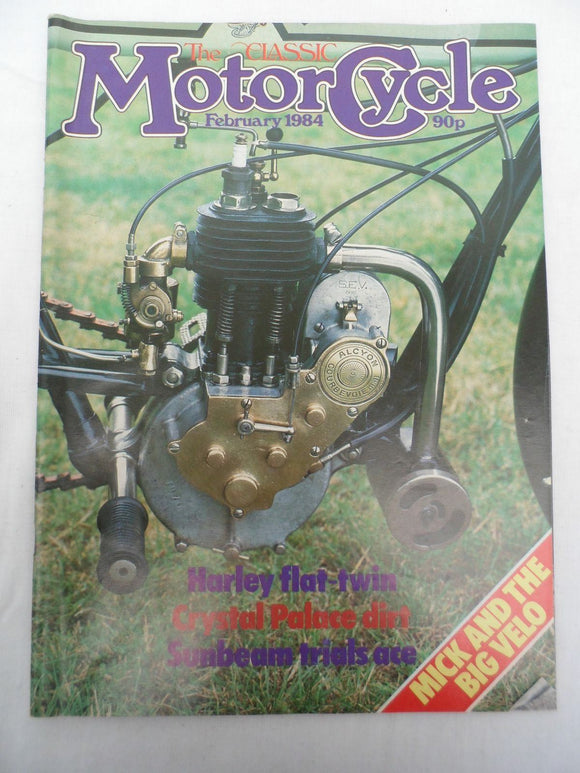 The Classic Motorcycle - Feb 1984 - Harley flat twin