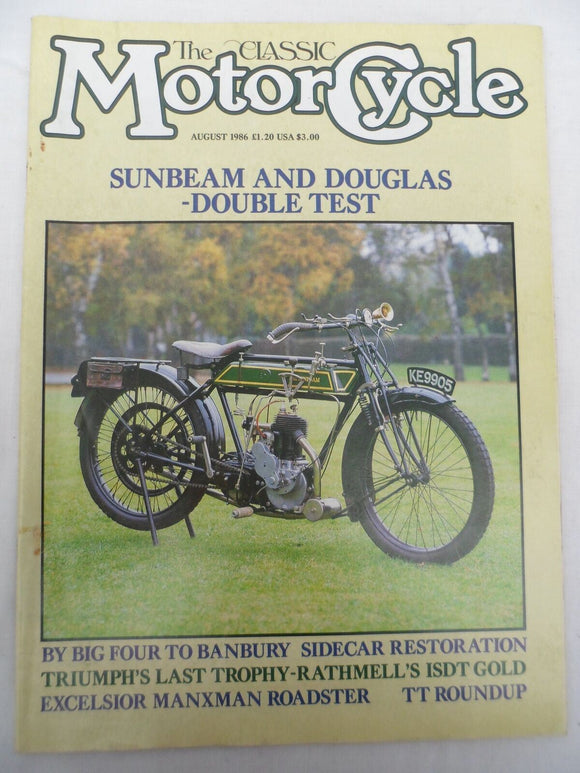 The Classic Motorcycle - Aug 1986 - Sunbeam - Douglas