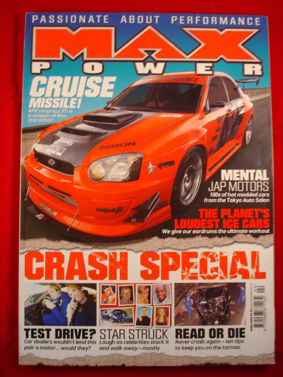 Max Power - April 2006 - Impreza - Crash special