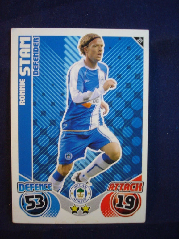 Match Attax 2009/10 - Wigan - Ronnie Stam