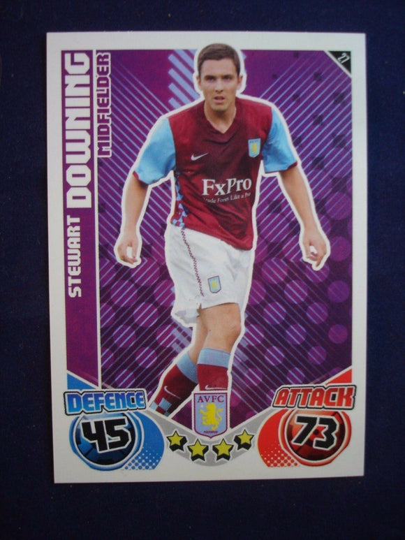 Match Attax 2009/10 - Aston Villa - Stewart Downing