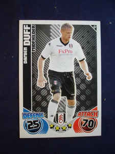Match Attax 2009/10 - Fulham - Damien Duff