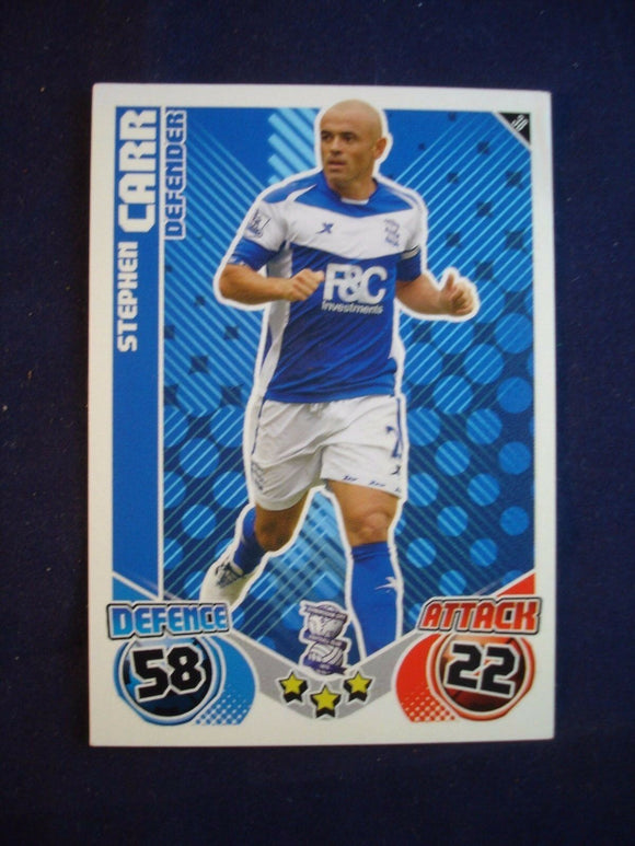 Match Attax 2009/10 - Birmingham City - Stephen Carr