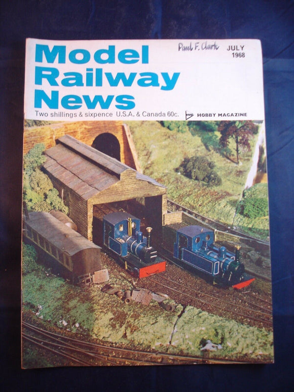 Model Railway News - July 1968