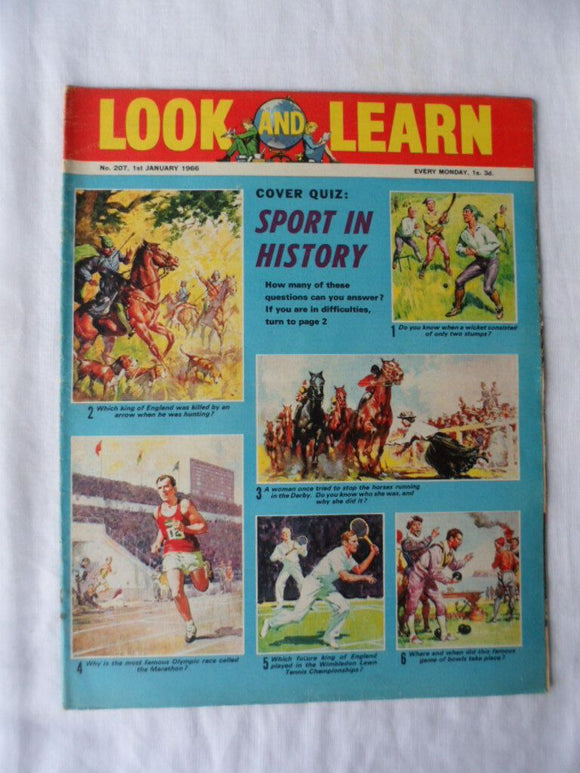 Look and Learn Comic - Birthday gift? - issue 207 - 1 January 1966