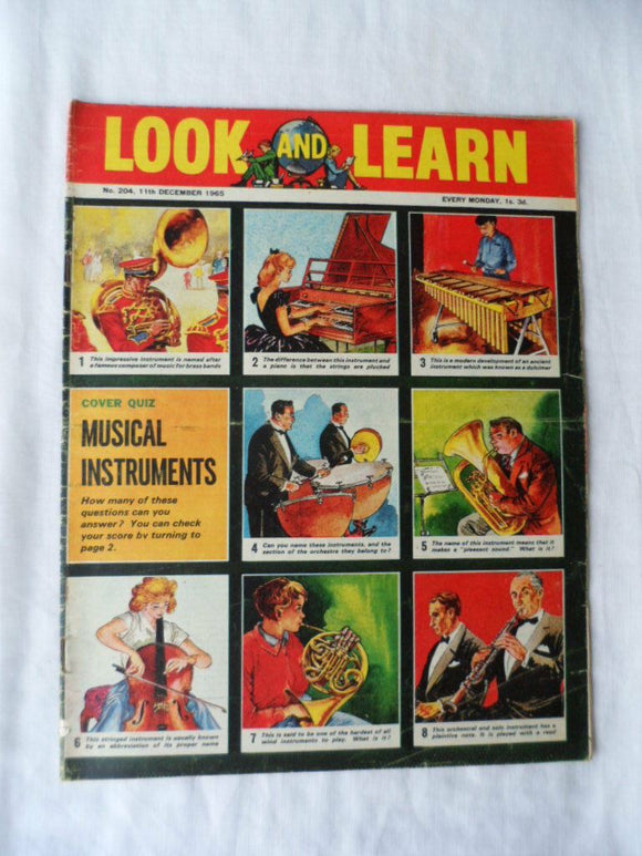 Look and Learn Comic - Birthday gift? - issue 204 - 11 December 1965