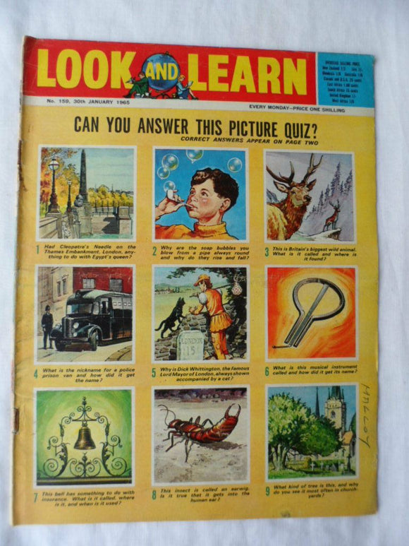 Look and Learn Comic - Birthday gift? - issue 159 - 30 January 1965