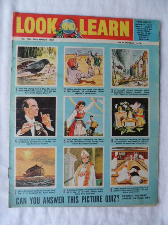 Look and Learn Comic - Birthday gift? - issue 166 - 20 March 1965