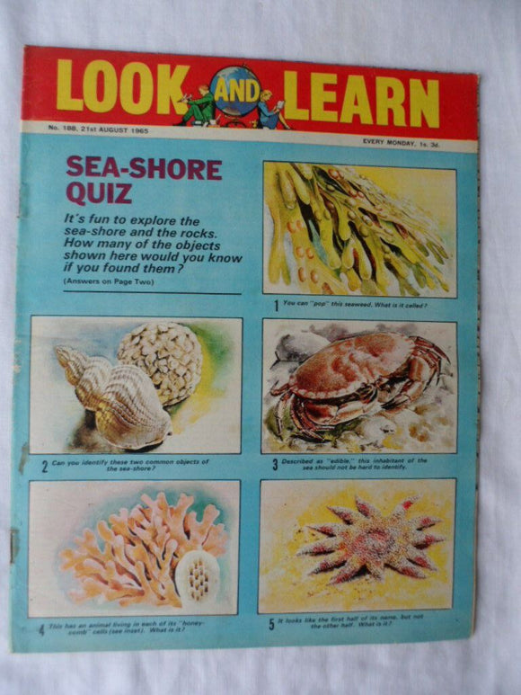 Look and Learn Comic - Birthday gift? - issue 188 - 21 August 1965