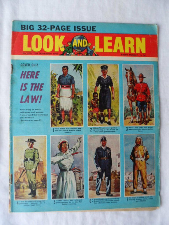 Look and Learn Comic - Birthday gift? - issue 200 - 13 November 1965
