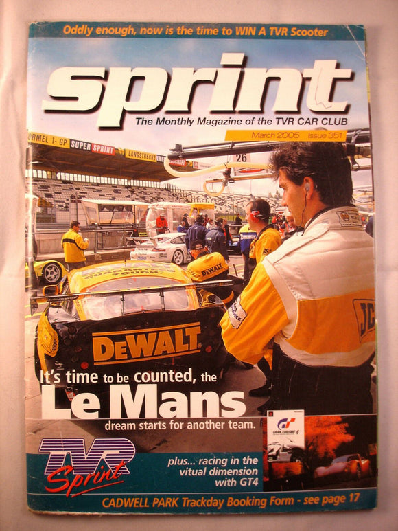 TVR Owners Club Sprint Magazine issue 351 - March 2005