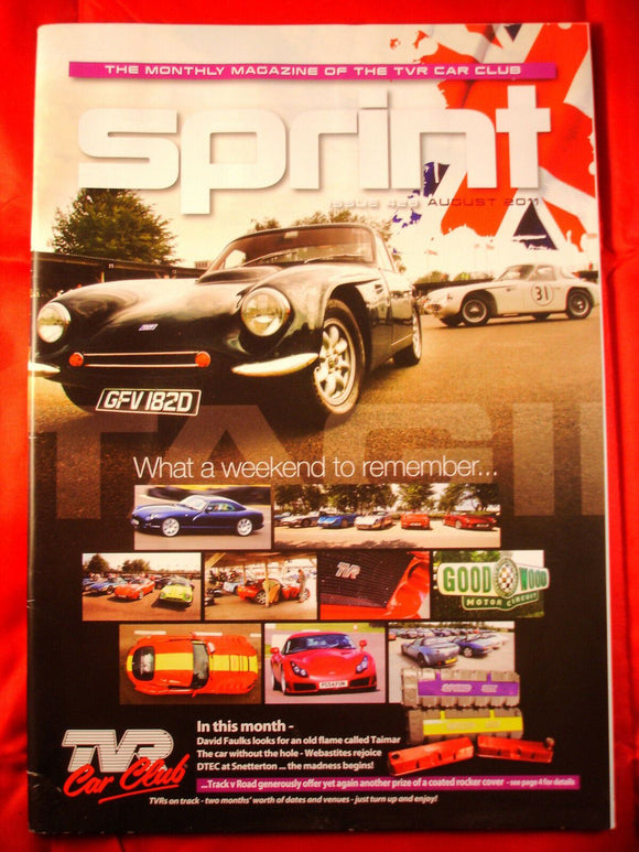 TVR Owners Club Sprint Magazine issue 428 - August 2011