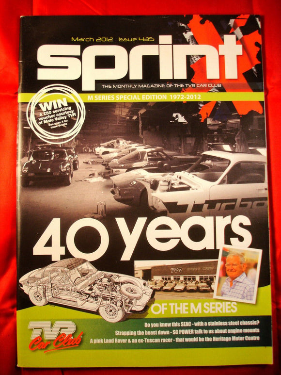 TVR Owners Club Sprint Magazine issue 435 - March 2012