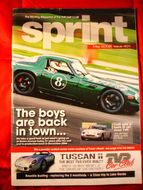 TVR Owners Club Sprint Magazine issue 401 May 2009