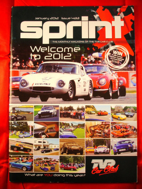 TVR Owners Club Sprint Magazine issue 433 - January 2012