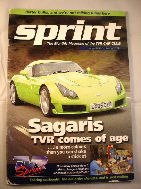 TVR Owners Club Sprint Magazine issue 353 - May 2005