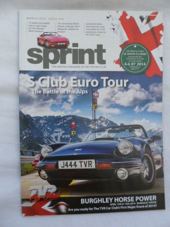 TVR Owners Club Sprint Magazine issue 459 - March 2014