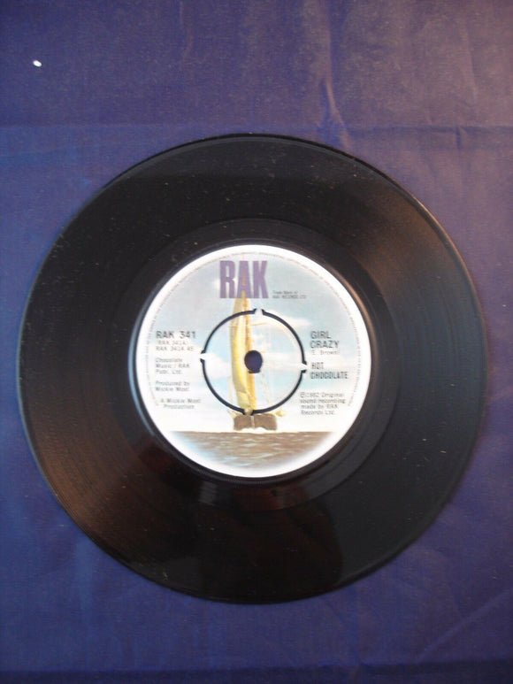 7'' Single Soul - Hot Chocolate - Girl Crazy  - RAK 341