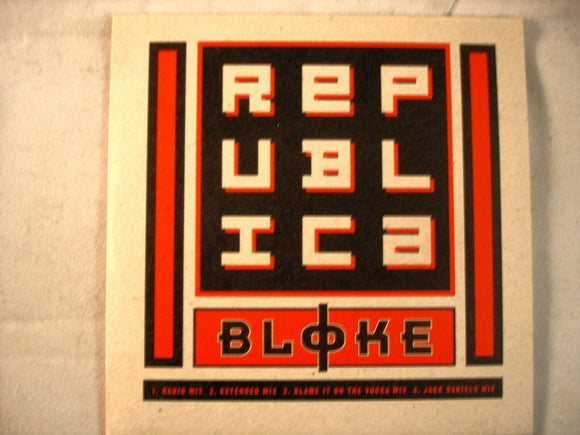 CD Single (B13) - Republica - Bloke - 743212515428