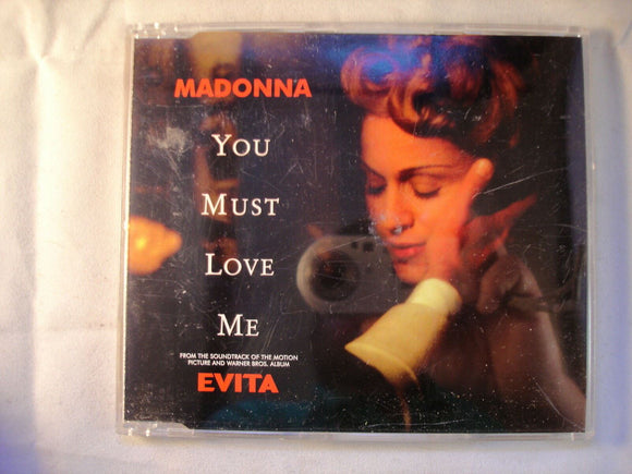 CD Single (B13) - Madonna - You must love me - Wo378cd