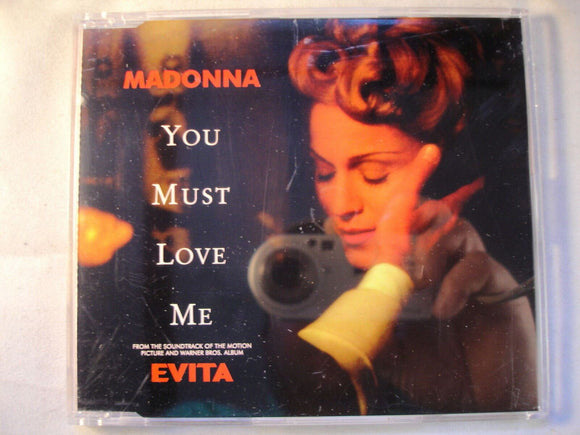 CD Single (B13) - Madonna you must love me - Wo378cd