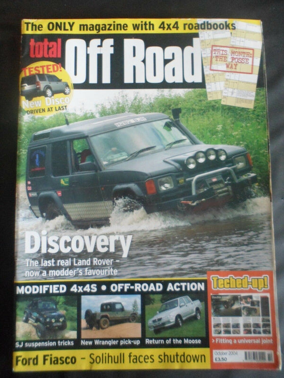 Total Off Road #  October 2004  - SJ Suspension - Discovery - Wrangler