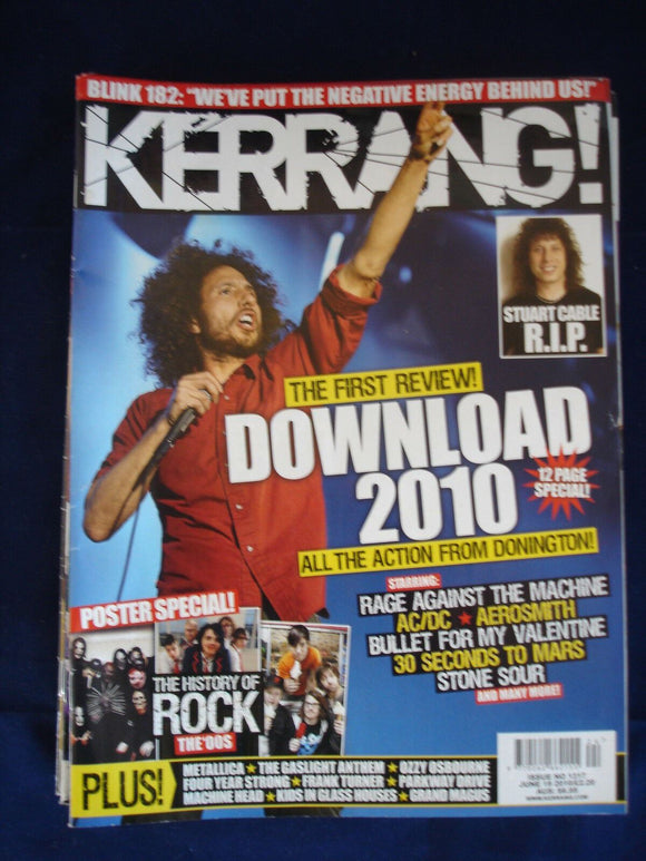 Kerrang - 1317 - June 19 2010 - Blink 182 - AC/DC - Rage - Stone sour