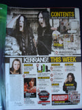 Kerrang - 1326 - August 21 2010 - Iron Maiden