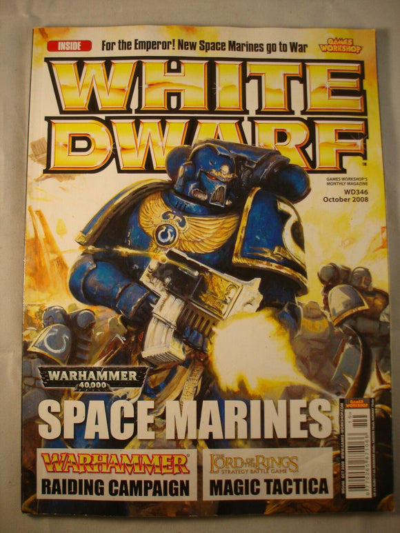 GAMES WORKSHOP WHITE DWARF MAGAZINE # 346 - October 2008