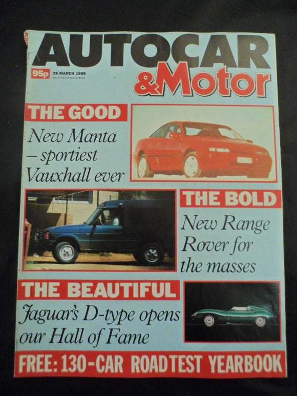 Autocar - 29 March 1989 - Porsche 944S2 - Jaguar D type - Sportrak - Vitara