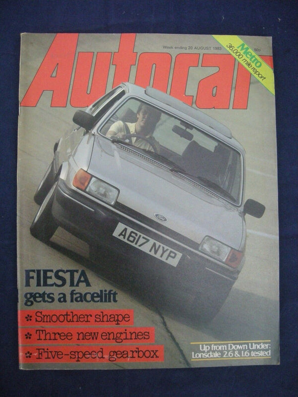 Autocar - w/e 20 August 1983 - Ford Fiesta
