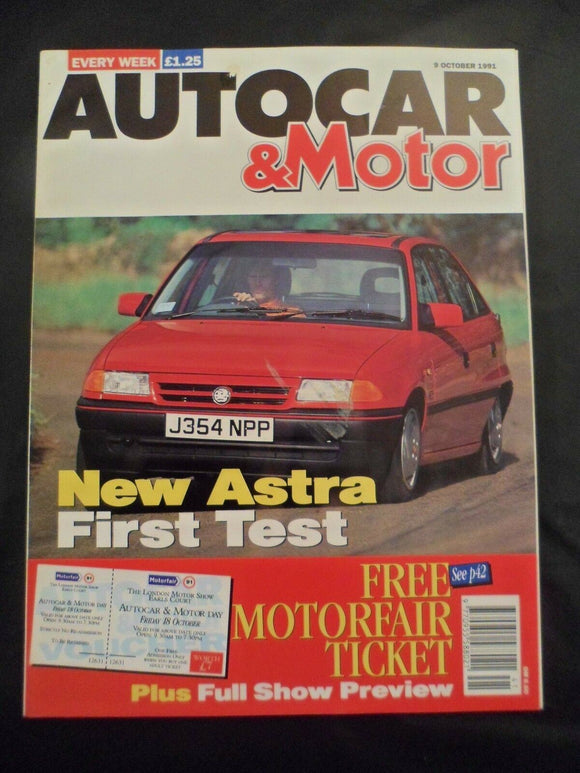 Autocar - 9 October 1991 - Vauxhall Astra - Clio 16v