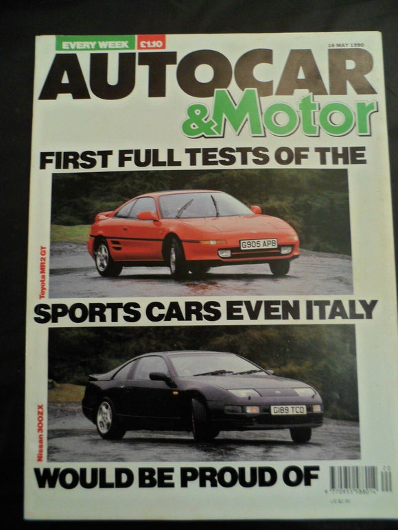 Autocar - 16 May 1990 - Nissan 300ZX - Toyota MR2 GT
