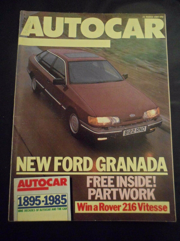 Autocar - w/e 20 March 1985 - Ford Granada