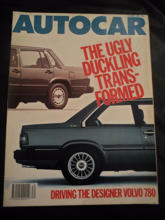 Autocar - w/e 22 July 1987 - Volvo 780