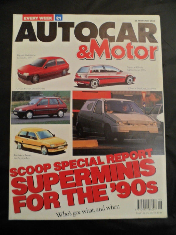 Autocar - 21 February 1990 - Subaru Legacy - Nova 1.5TD