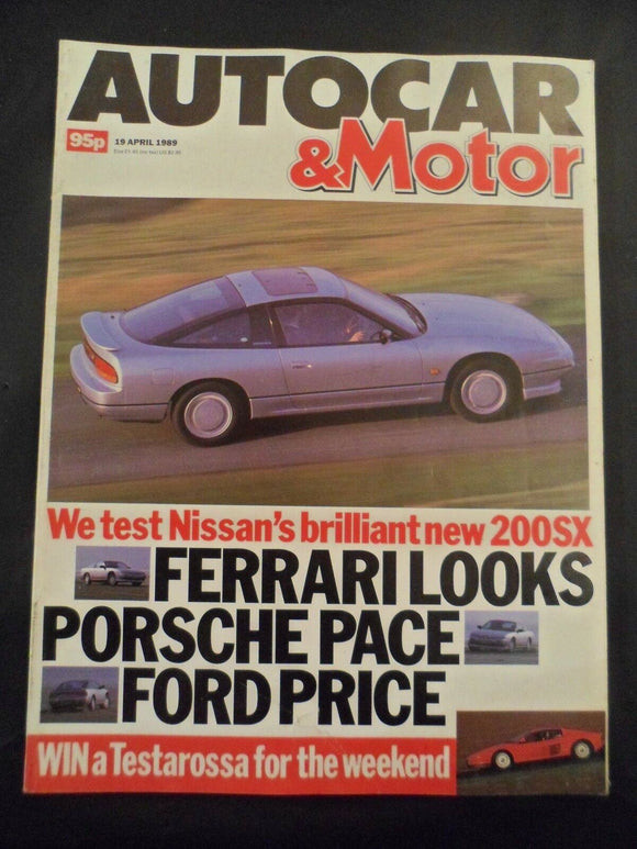 Autocar - 19 April 1989 - Nissan 200SX