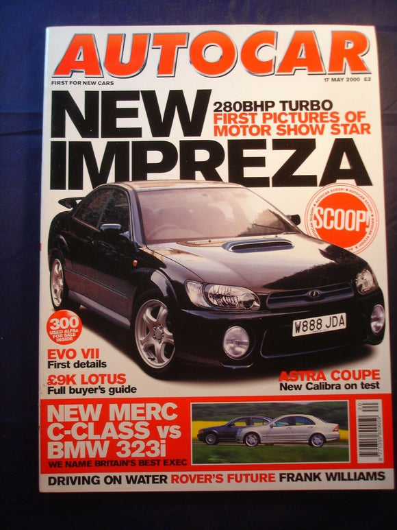 Autocar - 17th May 2000 - Impreza - Astra coupe - C class - 323i