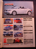 Autocar - 24th February 1999 - Audi TT - S3 - Shelby Roadster
